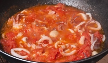 Calamari in Sauce Calamari in Sauce