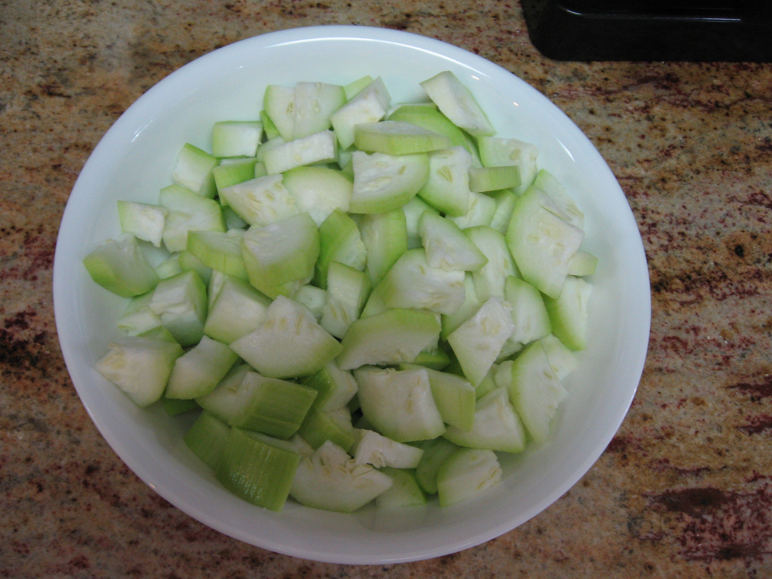 Diced Summer Squash Diced Summer Squash