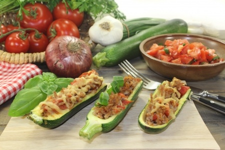 Stuffed Zucchini Stuffed Zucchini